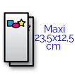 Maxi 23,5 x 12,5 cm